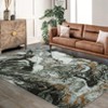 Soft Modern Abstract Boho Area Rugs for Living Room Washable Machine Rug Non-Slip Vintage Carpet for Bedroom Farmhouse Dining Room Kids Room - 2 of 4