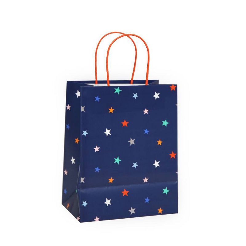 Cub Bag Stars with Silver Metallic Ink Navy Blue - Spritz&#8482;, 3 of 4