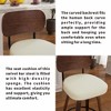 Hrinhom 16.9"W Swivel Bar Chairs Set of 2,Mid-Century Modern Upholstered Bar Stools With Wood Legs - 4 of 4
