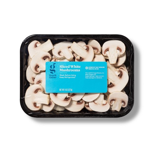 Sliced White Mushrooms - 8oz - Good & Gather™ - image 1 of 3