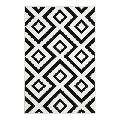 Area Rug Washable Rug Modern Geometric Print Carpet