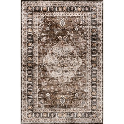 Nuloom Davi Faded Spill Proof Treated Pet Friendly Premium Machine Washable Area Rug