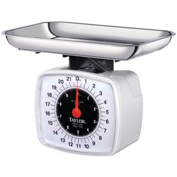Taylor Precision Products Kitchen & Food Scale, 22 lbs