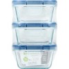 Snapware 1-cup Total Solution Square Food Storage Container, Glass (pack Of  3) : Target
