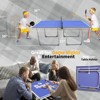 6ft Mid-Size Table Tennis Table Foldable & Portable Ping Pong Table Set for Indoor & Outdoor Games with Net, 2 Table Tennis Paddles and 3 Balls - 4 of 4