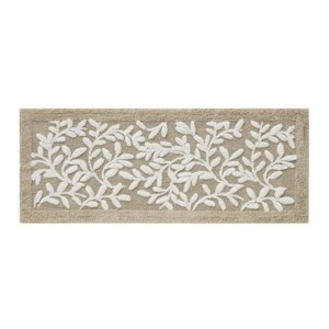 ChicFurnit Bath Rug and Mat Cotton Floral Tufted Rug with Soft Plush Texture for Bathroom, Multicolored, 60"*24"*0.5" - 1 of 4