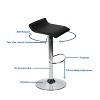 Elecwish Set of 2 Barstool, Adjustable Swivel Bar Stools with PU Leather and Chrome Base, Gaslift Pub Counter Chairs - 4 of 4