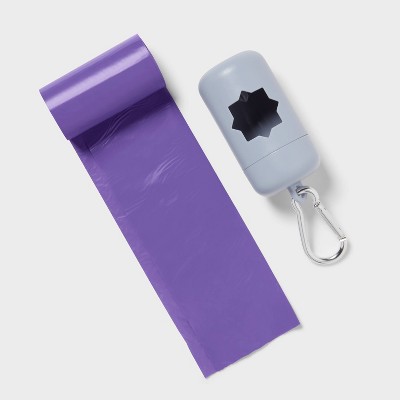 Dog Waste Bag Holder - 1Roll/15ct - Lilac - up &#38; up&#8482;