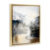Stupell Industries Flying Birds Mountain Lake View Floating Frame Canvas Art - 2 of 4