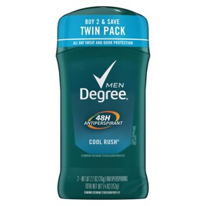 Degree Men Dry Protection Cool Rush Antiperspirant Deodorant Twin Pack - 2.7oz