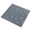 VidaXL 3D Wall Panels 12 pcs 19.7"x19.7" Origami Gray 32.3 ftÂ² - 4 of 4
