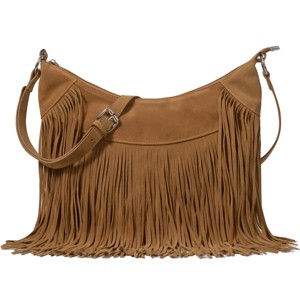 Women Fringe Hobo Bag Western Purse Shoulder Bag Vegan Suede Tassel Hippie Crossbody Bag (Brown) - 1 of 4