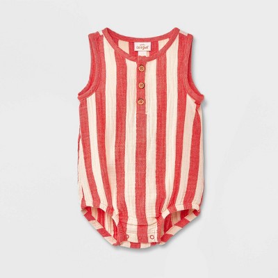Baby Graphic Romper - Cat & Jack™ Red Newborn