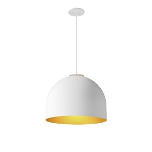 ET2 Lighting Foster 1 - Light Pendant in  White/Gold - 1 of 3