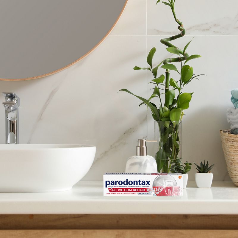 Parodontax Active Gum Repair Whitening Toothpaste - 3.4oz/3pk, 5 of 9