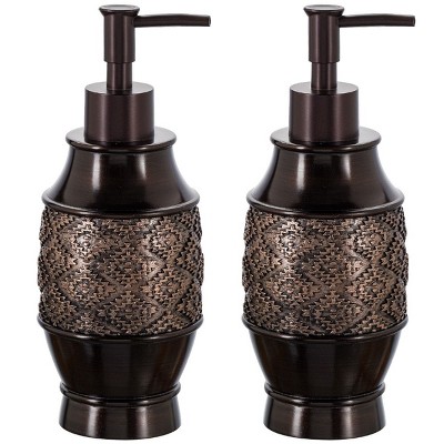 Creative Scents Dublin Brown Lotion Dispenser 2 Pack