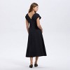 Women's Short Sleeve V-Neck Midi A-Line Dress - A New Day™ - 2 of 3