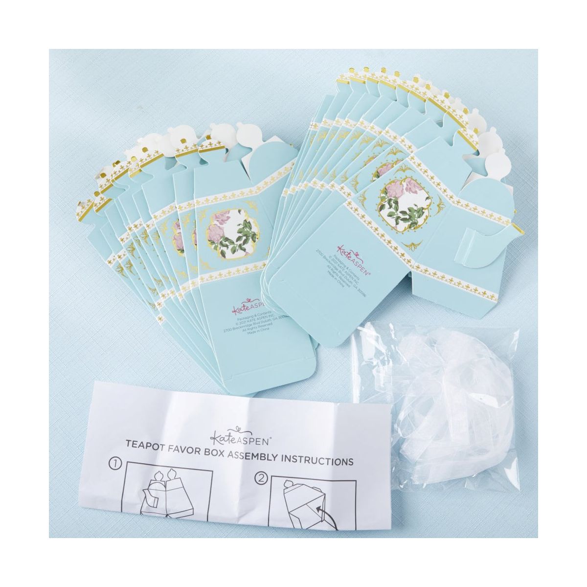 Kate Aspen Tea Time Whimsy Teapot Favor Boxes (Set of 24) - thumbnail 6