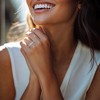 Ross-Simons 1.00 ct. t.w. Diamond 5-Stone Ring in 14kt White Gold - 2 of 4