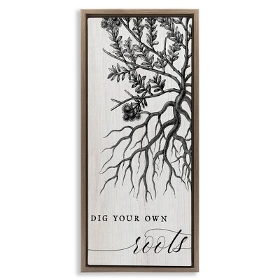 Stupell Industries Dig Your Own Roots Empowering, 15" x 31"