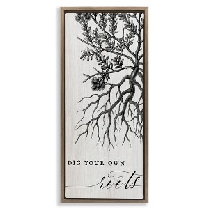 Stupell Industries Dig Your Own Roots Empowering, 15" x 31" - 1 of 4