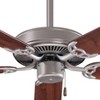 52" Minka Aire Contractor Brushed Steel Walnut Fan with Pull Chain - 3 of 4
