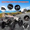 Kids Rideable Terrain Vehicle, 2-Seater Electric Kids Vehicle, Licensed Can-Am Quad Bike with LED Lights and Music, 3-Speed, Brown - 4 of 4
