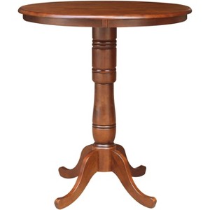 International Concepts 36" Round Top Pedestal Table - 40.9"H - 1 of 4
