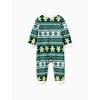 PATPAT Christmas Family Pajama Set, Gingerbread Striped Pajama Set for pet - 3 of 4
