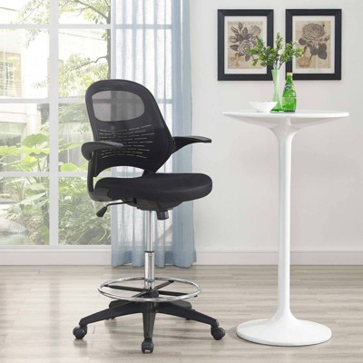Advance Black Mesh Ergonomic Swivel Drafting Chair