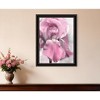 HomeRoots Pink Iris Black Framed Print Wall Art - 2 of 4