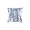 HomeRoots Set Of Two 18" Grey Rabbit Natural Fur Throw Pillows - 4 of 4