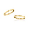 Ross-Simons 18kt Gold Over Sterling Jewelry Set: 2 2mm Stackable Rings - 4 of 4