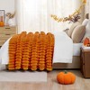 Cozy Bliss Faux Fur Plush Decorative Blanket, Cozy Warm Striped Throw Blanket - 3 of 4