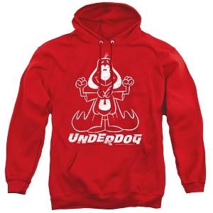 Underdog Outline Under Adult Pull-Over Hoodie - 1 of 4