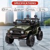 12V Ride on Car for Kids, Licensed Toyota Ride on Truck, Battery Powered Electric Kids Car with Remote Control, Music, LED Lights - 4 of 4