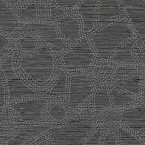 Nikki Chu Amhara Peel & Stick Wallpaper Black/Gray: Self-Adhesive Vinyl, Abstract Pattern, 30.8 Sq Ft Coverage - 1 of 4