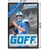 Trends International NFL Detroit Lions - Jared Goff 24 Framed Wall Poster Prints - 3 of 4