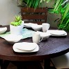 Gibson Zen Buffetware 16 Piece Square Dinnerware Set - image 2 of 4