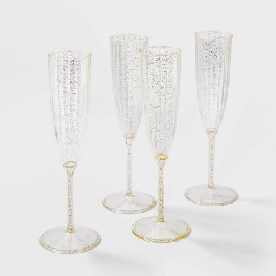 4ct Gold Champagne Flute Spritz