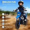 24V Electric Dirt Bike, Up to 13.67Mile/h Long-Range, Ride on Motorcycle with Rear Wheel Suspension, 12 Miles Range, Birthday & Xmas Gifts - 4 of 4