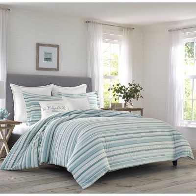 Full/Queen Clearwater Cay Comforter & Sham Set Blue - Tommy Bahama