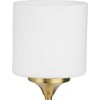 Progress Lighting Lynzie 3-Light Bath Vanity Light in Brushed Gold with Etched White Glass Shades - 2 of 4