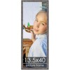 PosterPalooza | Panoramic Textured Black Picture Frame - UV Acrylic, Foam Board Backing, Hanging Hardware - 2 of 4