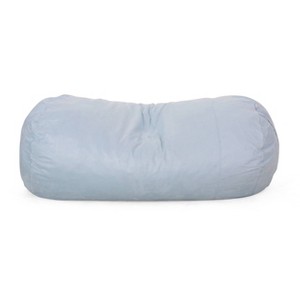8' Liberty Modern Microfiber Pastel Bean Bag - Christopher Knight Home - 1 of 4