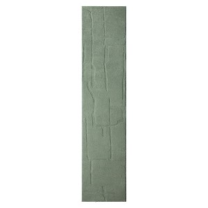 TOWN & COUNTRY EVERYDAY Rae Abstract Organic Soft Felt Everwash®, Machine Washable Area Rug with Non-Slip Backing, Abstract Rug, Sage Green, 1'7"x7'2" - 1 of 4