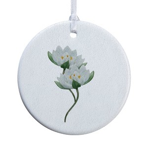 Personalization Mall Birth Month Flower Ornament - 1 of 2