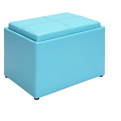 teal ottoman target