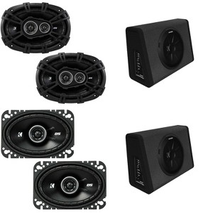 Kicker (2) 11PT250 Truck Enclosure & DSC69304 DS-Series 6x9" & 43DSC4604 4x6"  Bundle - 1 of 4