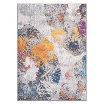 World Rug Gallery Contemporary Floral Stain Resistant Soft Area Rug